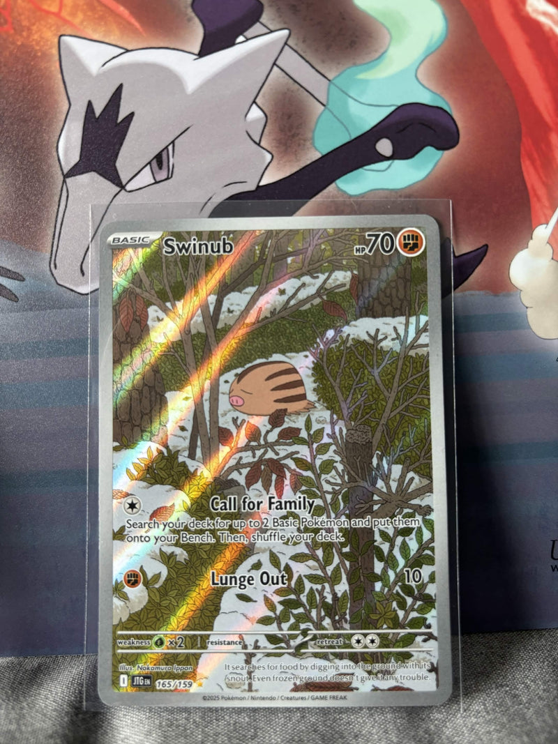 Pokémon TCG Swinub - 165/159 Ultra Rare - Near Mint Condition